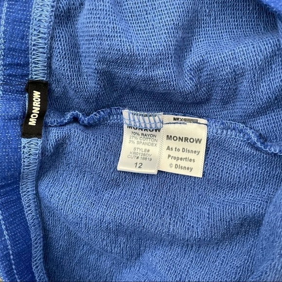 MONROW Girls Disney Mickey Blue Soft Sweatpants 12 - Picture 5 of 5